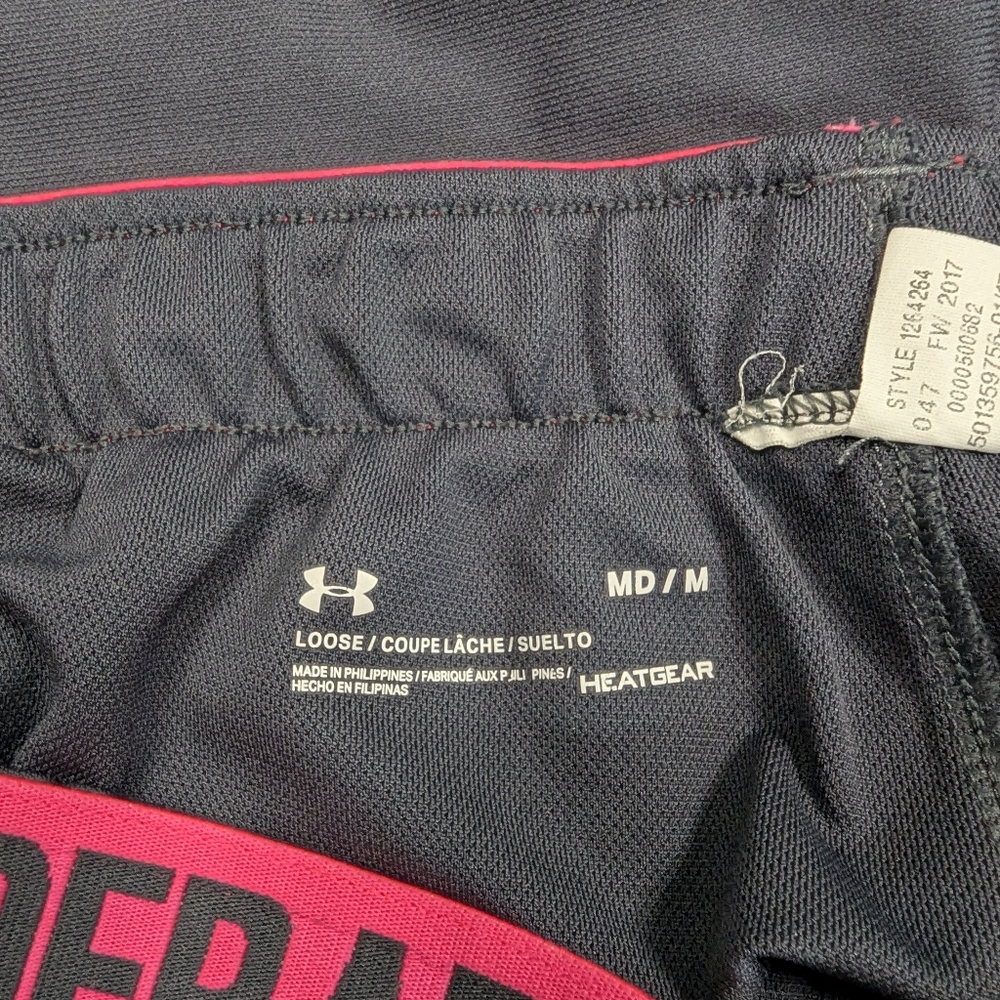 Under Armour Women's Black and Gray Athletic Running Shorts Lot Of 2 Sz Medium - Picture 4 of 5